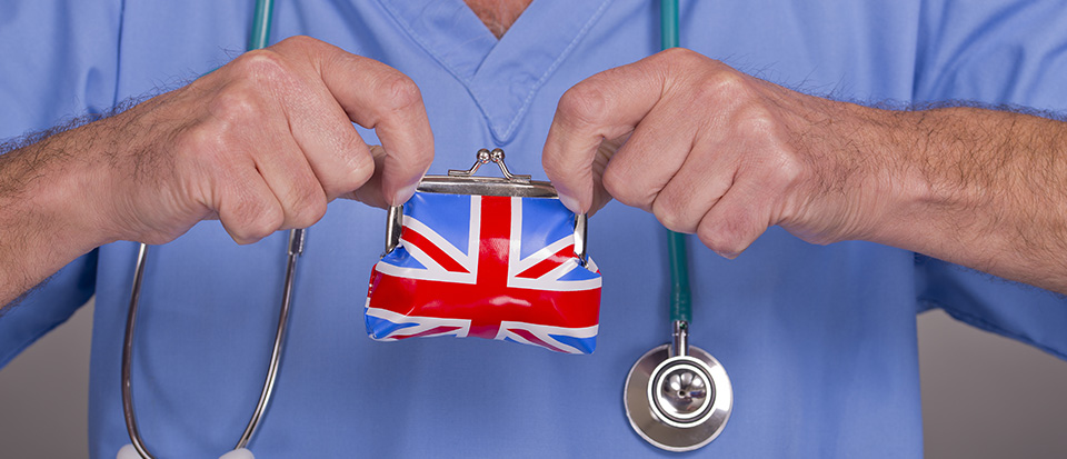 Register with UK's National Health Service